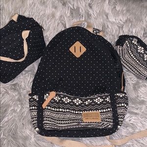 3 Pc Backpack Set